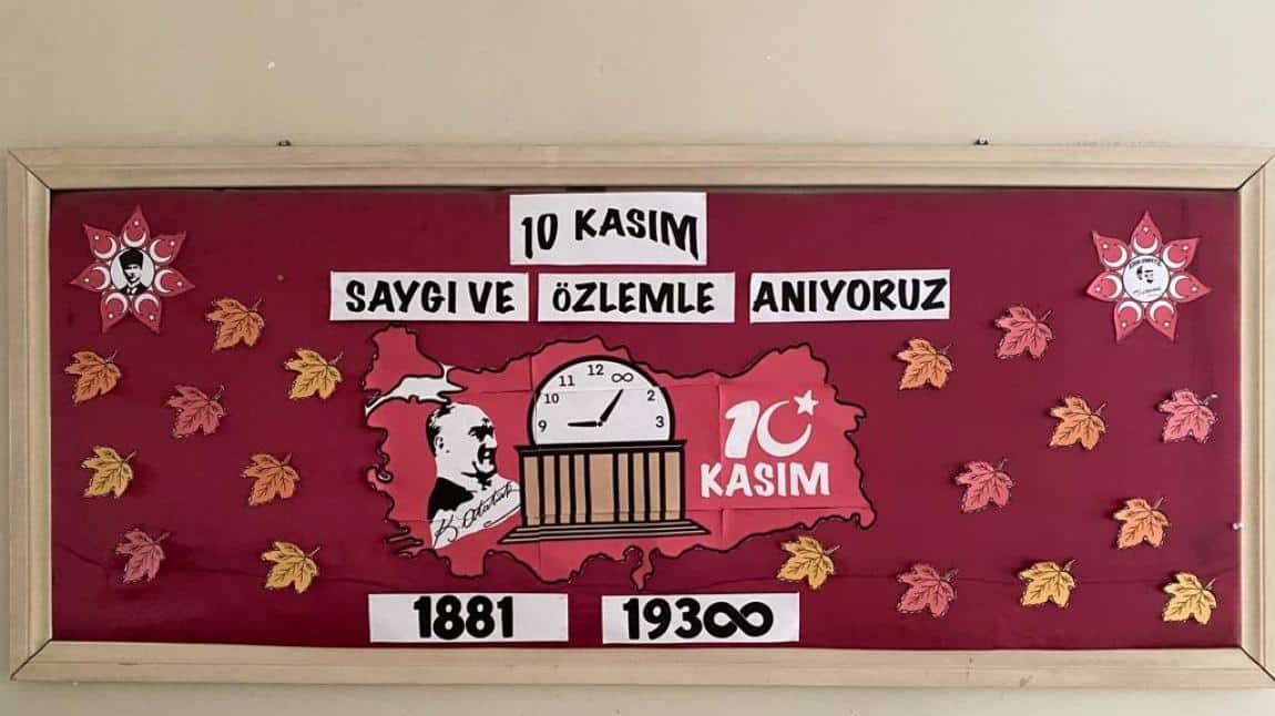 Mustafa Kemal Atatürk'ü Saygı ve Minnetle Andık.